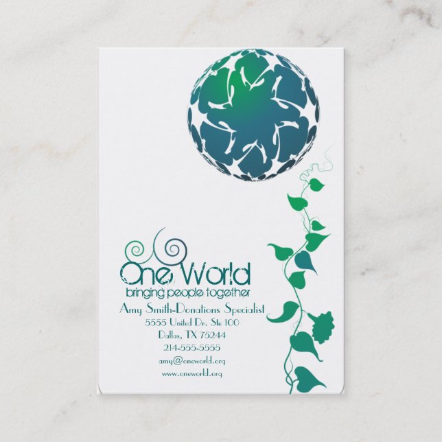 Business Card Template 19 (Front)