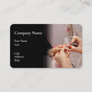 Business Card TEMPLATE FOR NAILS