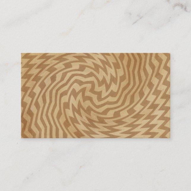 business card template  geometric design (Front)