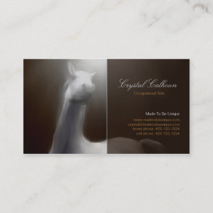Business Card Template - Horse Painting Dark