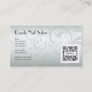 Business Card Template Nail Salon
