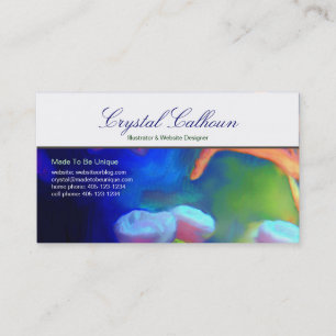Business Card Template - Ocean water life painting