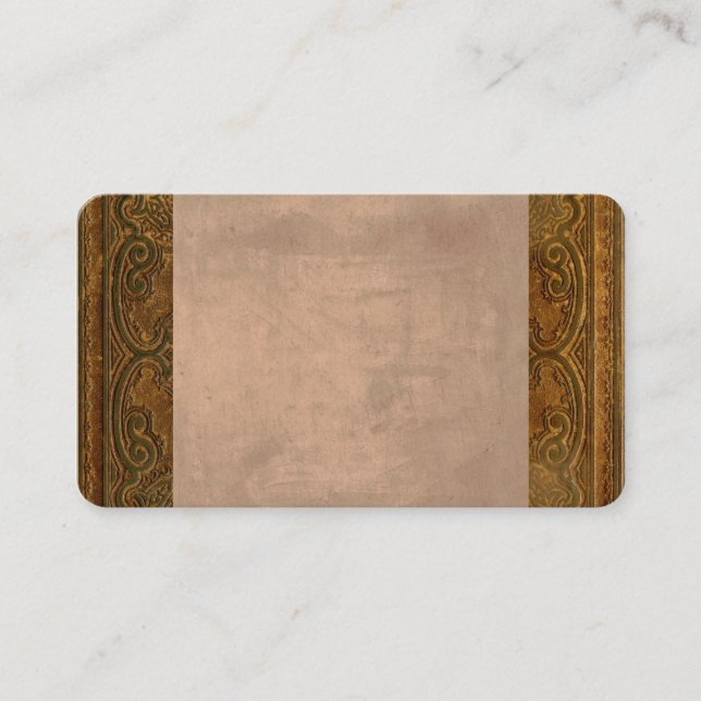 business card template vintage style design (Front)