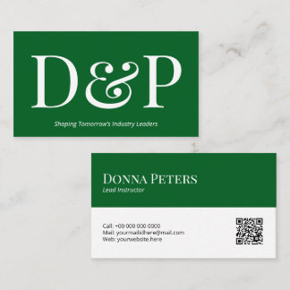 Business Card Template with QR Code | DP7