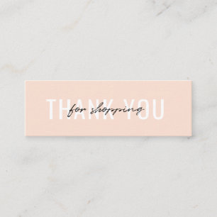 Business Card Thank you for your order Minimalist