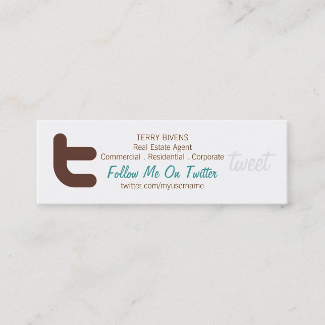 Business Card | Twitter |br (Front)