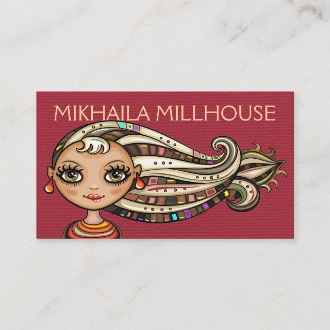 Business Card Version - Society Diva (Front)