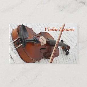 Business Card: Violin Lessons Card