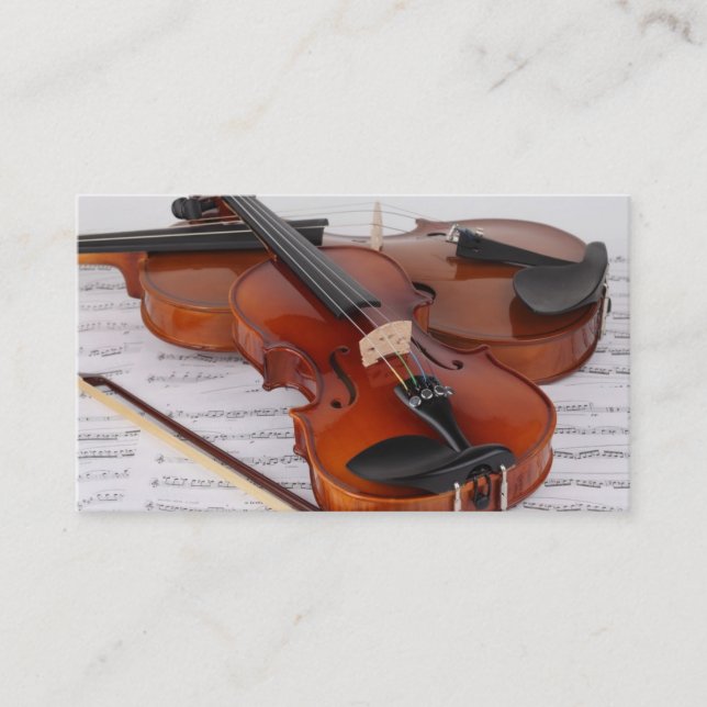 Business Card: Violin Lessons Card (Front)