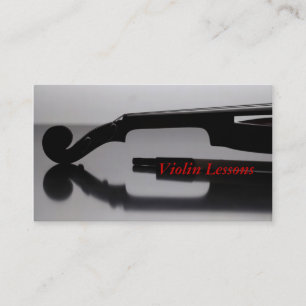 Business Card: Violin Lessons Card