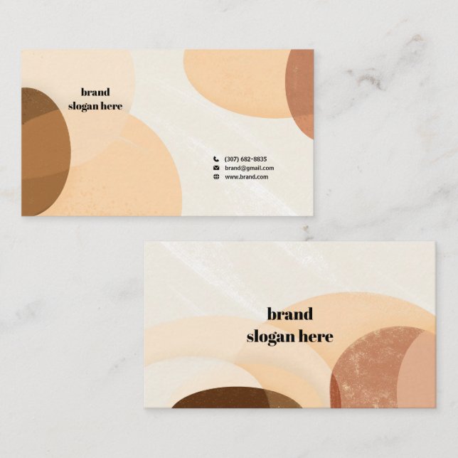 Business Card with an abstraction in the Scandinav (Front/Back)