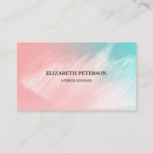 Business card with background bright style