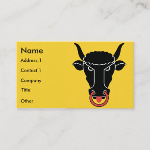 Business Card with Flag of Uri, Switzerland