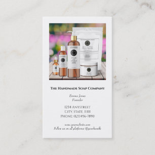 Business card with photo