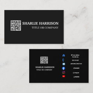Business Card with QR Code