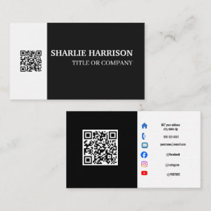 Business Card with QR Code