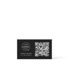 Business Card with QR Code | Black Modern Design