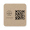Business Card with QR Code | Rustic Kraft Design