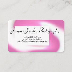 Business Card with Retro Tie Dye Background