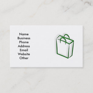 Business Card with Shopping Bag