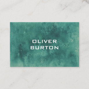Business card with watercolor texture.