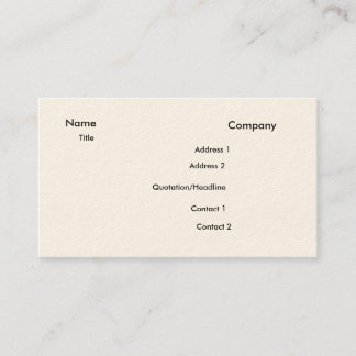 business card with yellow flower