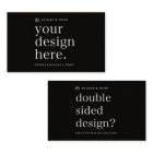 Business Card Your Design Upload