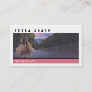 Business Card Your Photo Custom Template Art
