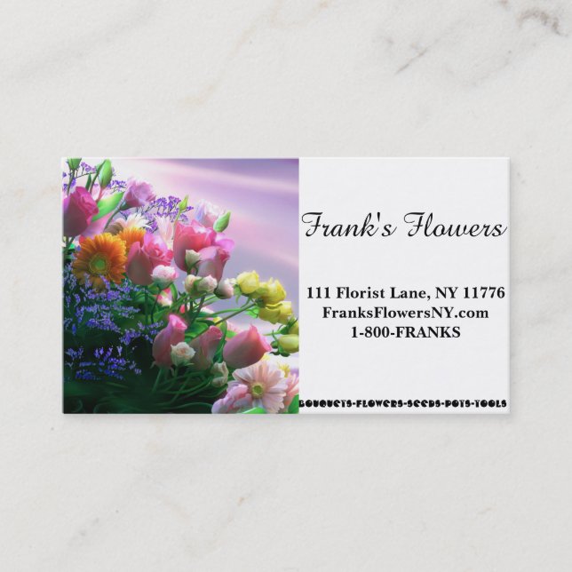 Business Cards, 3.5" x 2.0", 100 pack, White Card (Front)