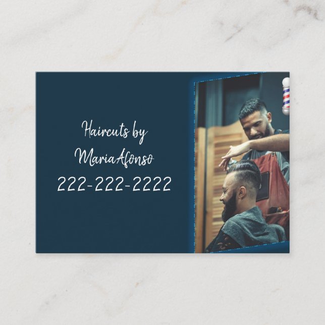 Business Cards, Barbershop Business Cards (Front)
