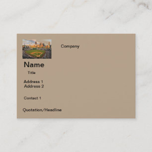 BUSINESS cards BASEBALL FIELD DESIGN