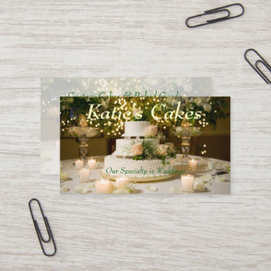 Business Cards--Cake Card