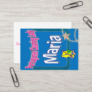 Business Cards, Cleaning Lady  Business Card