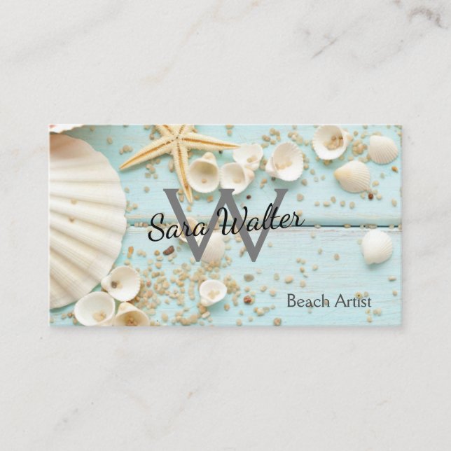 Business Cards - Day at the Beach (Front)