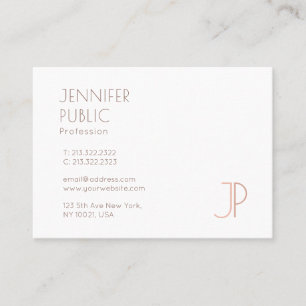 Business Cards Elegant Modern Monogam Template