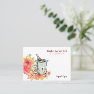 Business Cards, Exquisite Liquor Store  Card