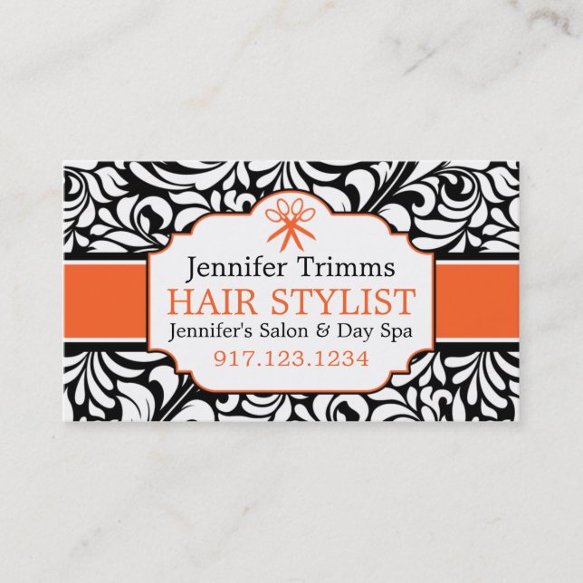 Business Cards For Estheticians | Hair School (Front)