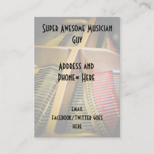 Business Cards for Musician