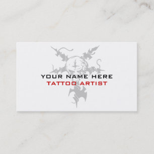 Business Cards For Tattoo Artists