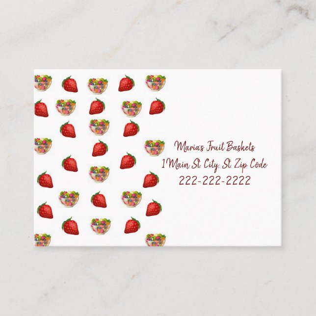 Business Cards, Grocery Business Cards (Front)
