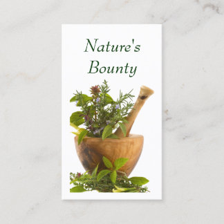 Business Cards--Herbs Card