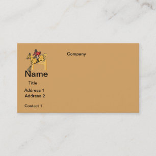 BUSINESS cards HORSE RIDING DESIGN