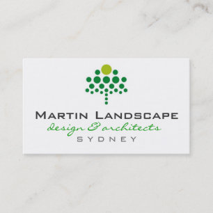 business cards > landscaper  [green : lime]