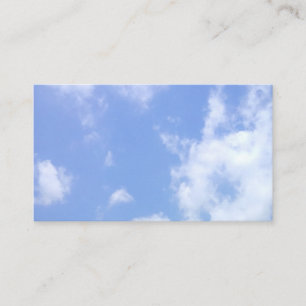business cards, lightly clouded display card