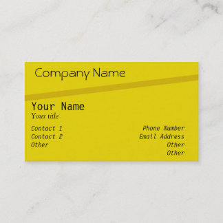 Business Cards Modern Yellow Templates Company