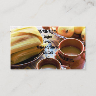 Business Cards para Tamales
