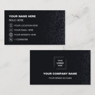 Business Cards Personalised Logo Networking
