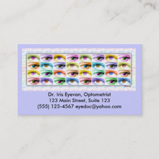 Business Cards - Pop Art Eyes, I
