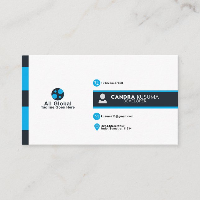 Business Cards Template (Front)