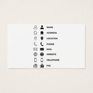 Business cards template